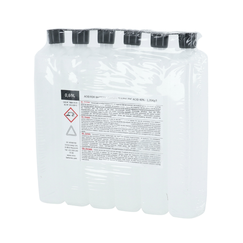 Batterie 12V 12 ah NTX14H-BS Nitro MF sans entretien avec pack acide (lg150xl87xh145mm) - vue 3