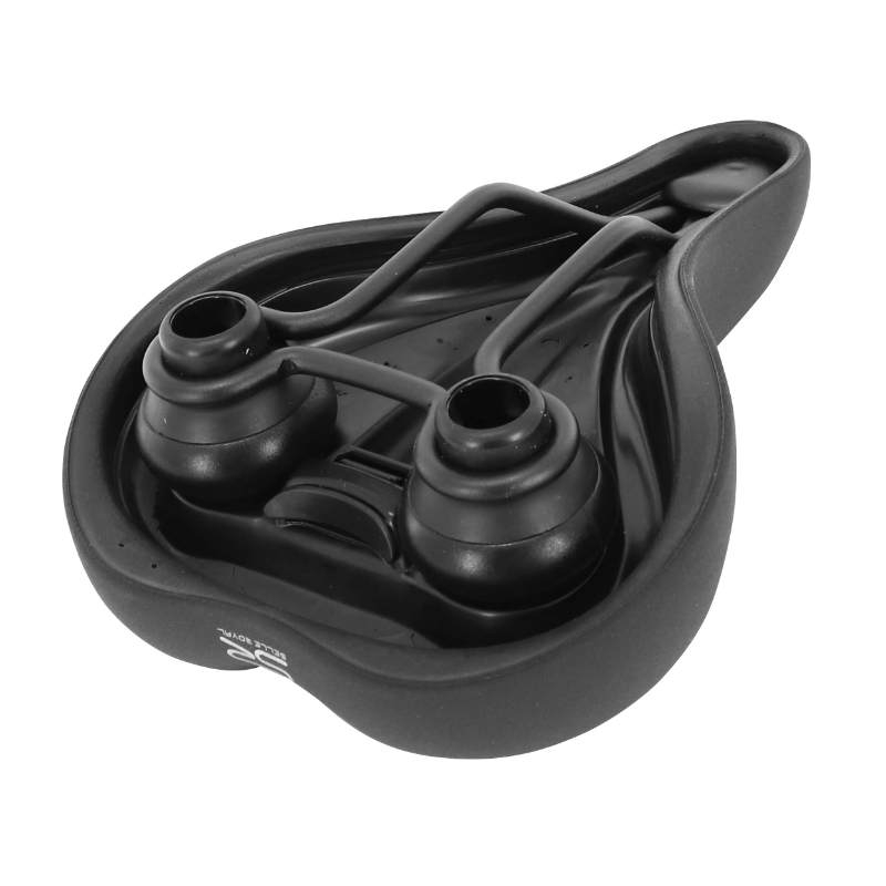 Selle Royal Avenue Gel avec canal anatomique et élastomère Trekking noir 258x183 mm 664 g - vue 4