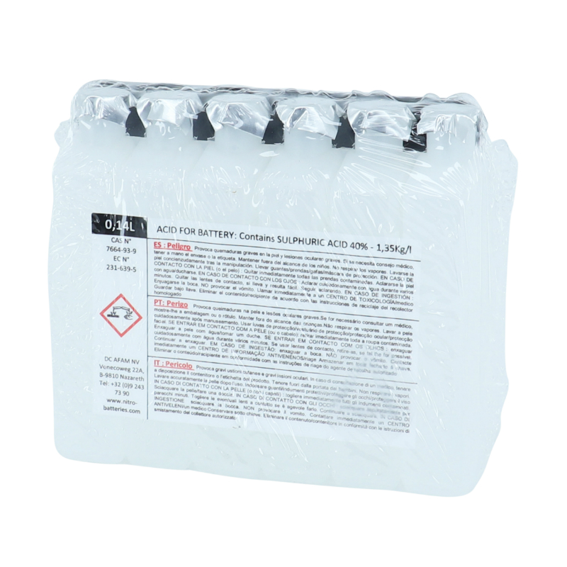 Batterie 12V 2,3 ah NTR4A-BS Nitro MF sans entretien avec pack acide (lg114xl49xh86mm) - vue 3