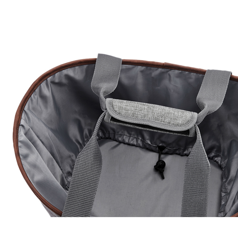 Panier-sac a main velo Racktime agnetha rouge fixation porte bagage (l 34CM x l 26CM x h 37CM) - compatible systeme Racktime snapit - vue 2