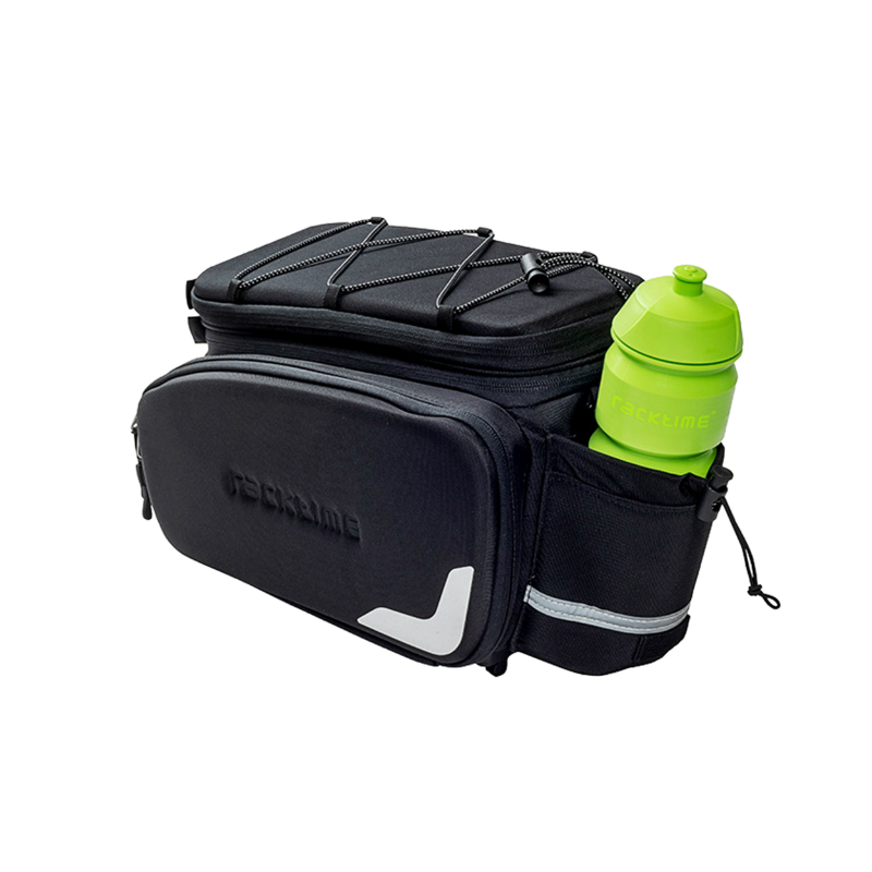 Sacoche arriere velo Racktime odin noir fixation porte bagage (l 37CM x l 24CM x h 24CM) - compatible systeme Racktime snapit (avec sacoches laterale rabatables) - vue 4