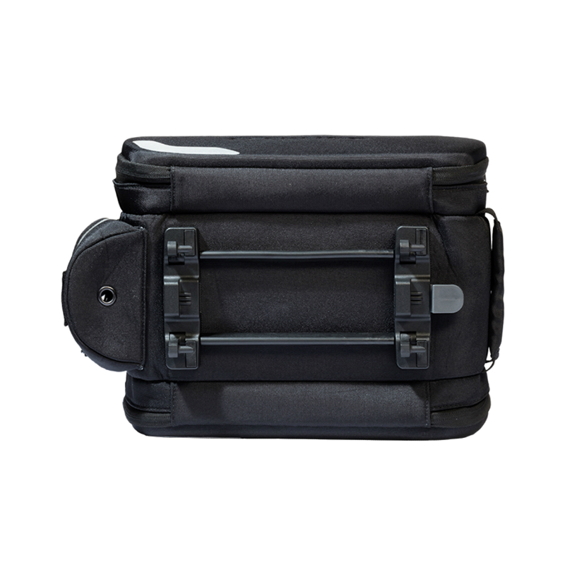Sacoche arriere velo Racktime odin noir fixation porte bagage (l 37CM x l 24CM x h 24CM) - compatible systeme Racktime snapit (avec sacoches laterale rabatables) - vue 5