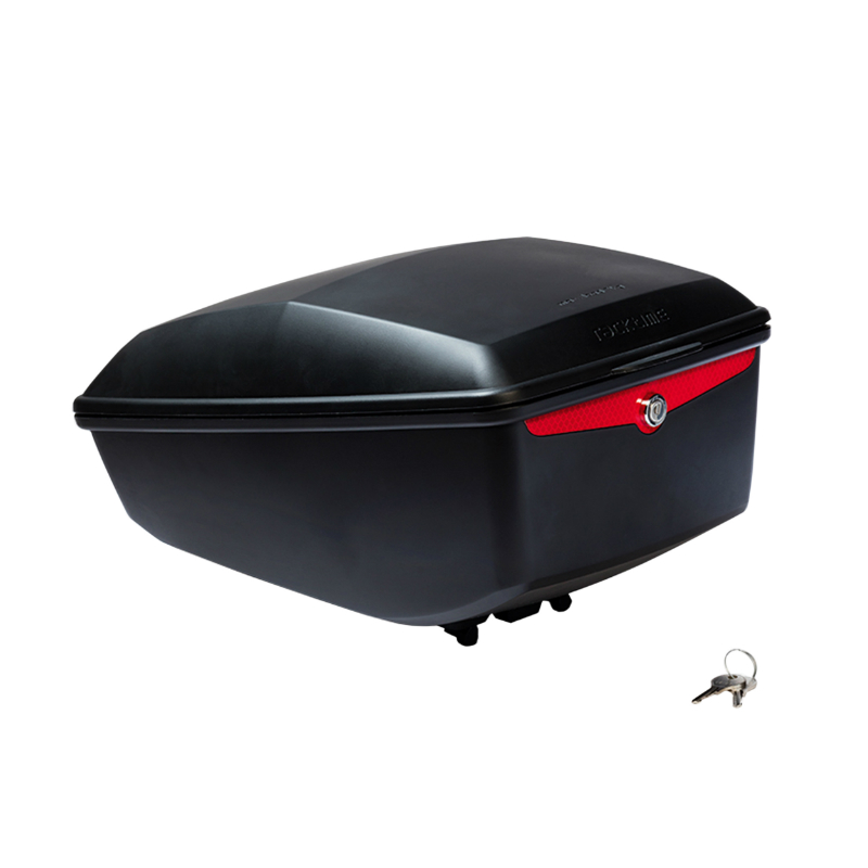 Top case vélo Racktime Tourbox sur porte-bagages 40x22x26 cm plastique waterproof système Snapit - vue 2