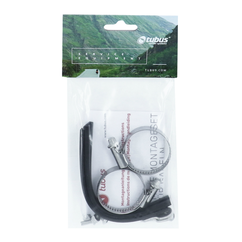 Support de fixation porte-bagages vélo RACKTIME - Collier à visser (jeu de 2) - vue 2