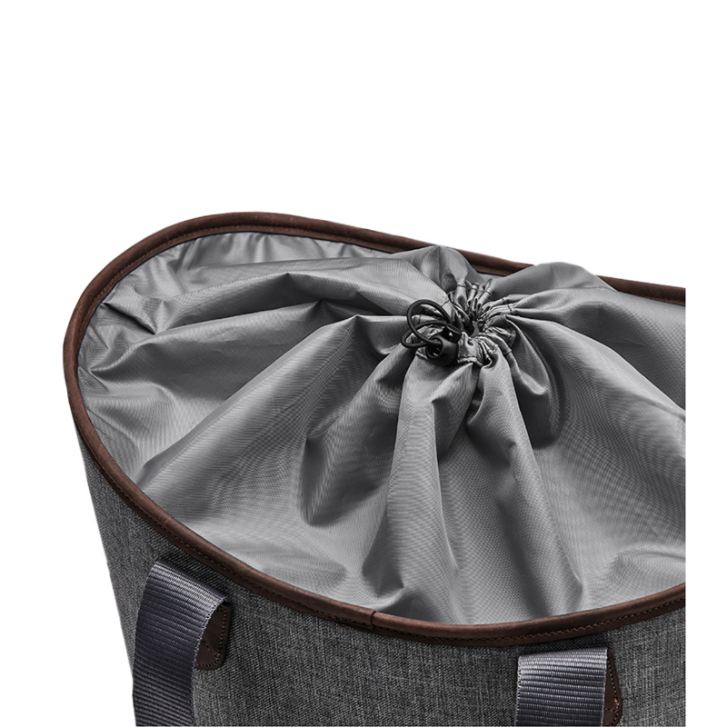 Panier-sac à main vélo Racktime Agnétha gris fixation porte-bagages L 34 cm x l 26 cm x h 37 cm - vue 3