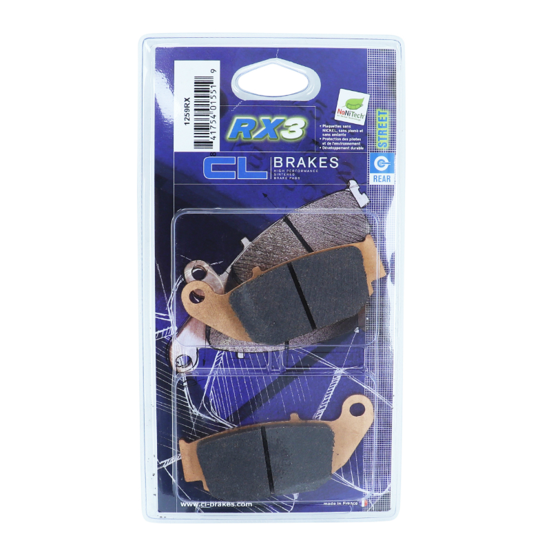 Plaquette de frein CL Brakes métal fritté 1259 RX3 Touring (1 jeu de 2) - vue 3