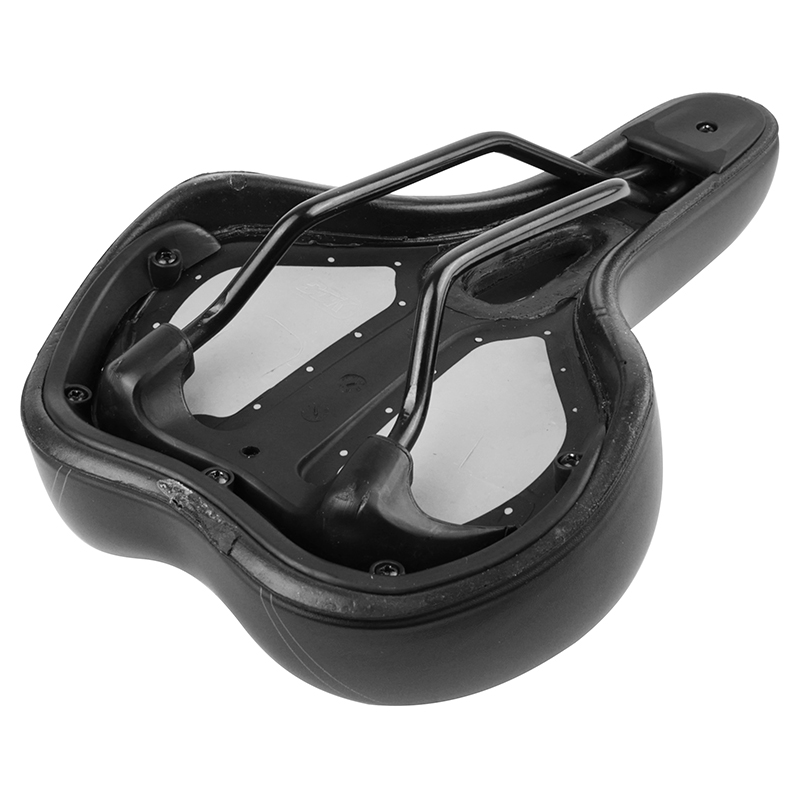 Selle Newton City Fluidynamic double densité confort 51 moderate trou central noir homme 272x192mm - vue 5