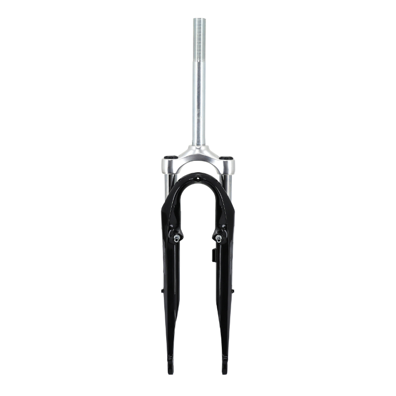 Fourche VTC 28" Zoom aluminium ressort noir débattement 45 mm pivot fileté 1"-22,2 compatible V-Brake et disque - vue 2