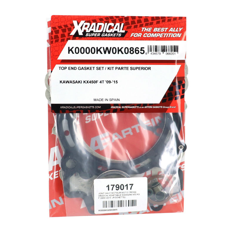 Joint haut moteur moto-cross adaptable Kawasaki 450 KX-F 2009-2015 XRADICAL - vue 2