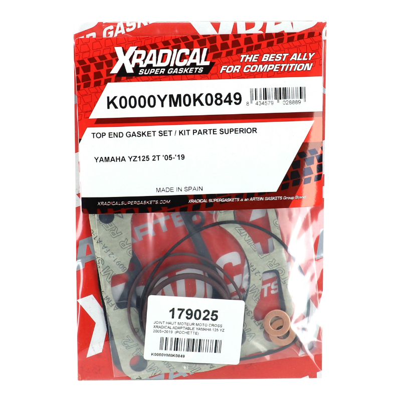 Joint haut moteur Yamaha 125 YZ 2005-2019 XRADICAL - vue 2