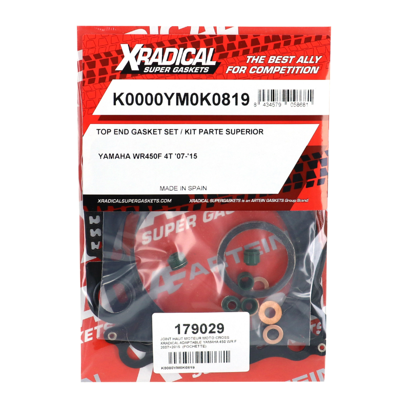 Joint haut moteur Yamaha WR F 450 2007-2015 XRADICAL - vue 2