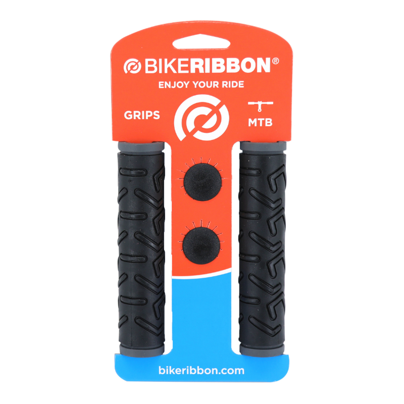 Poignées VTT Bike Ribbon Nazca noir 22 mm double densité Kraton - vue 3