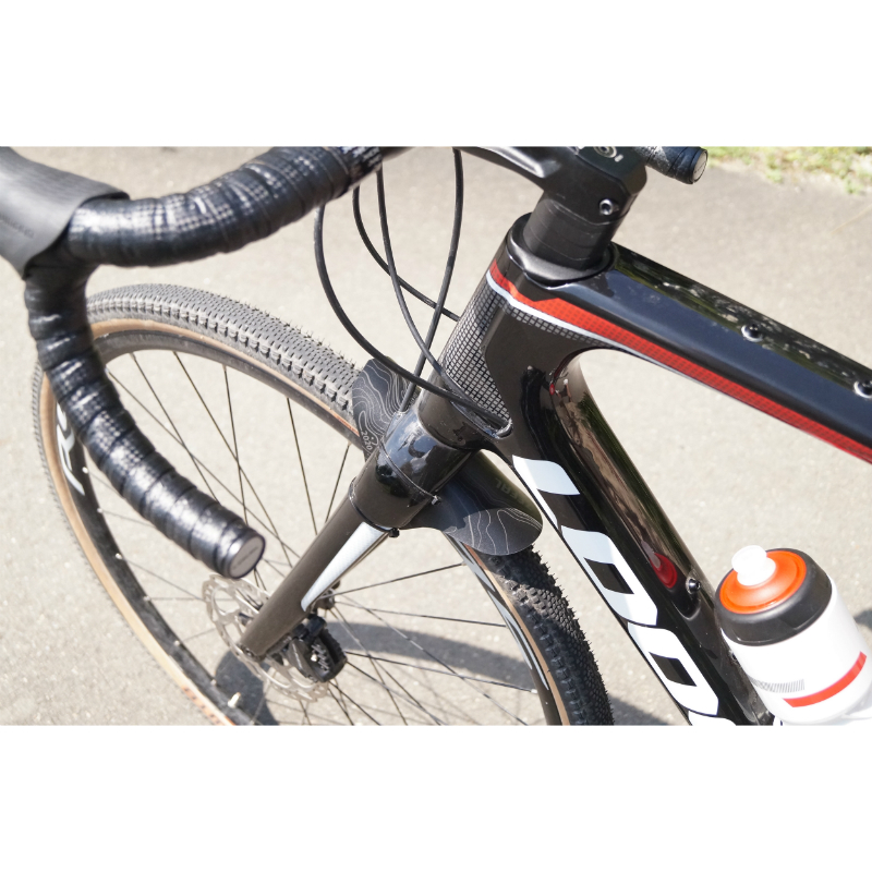 Garde-boue gravel avant 700x35-45 Zéfal Shield Lite Front noir - vue 3