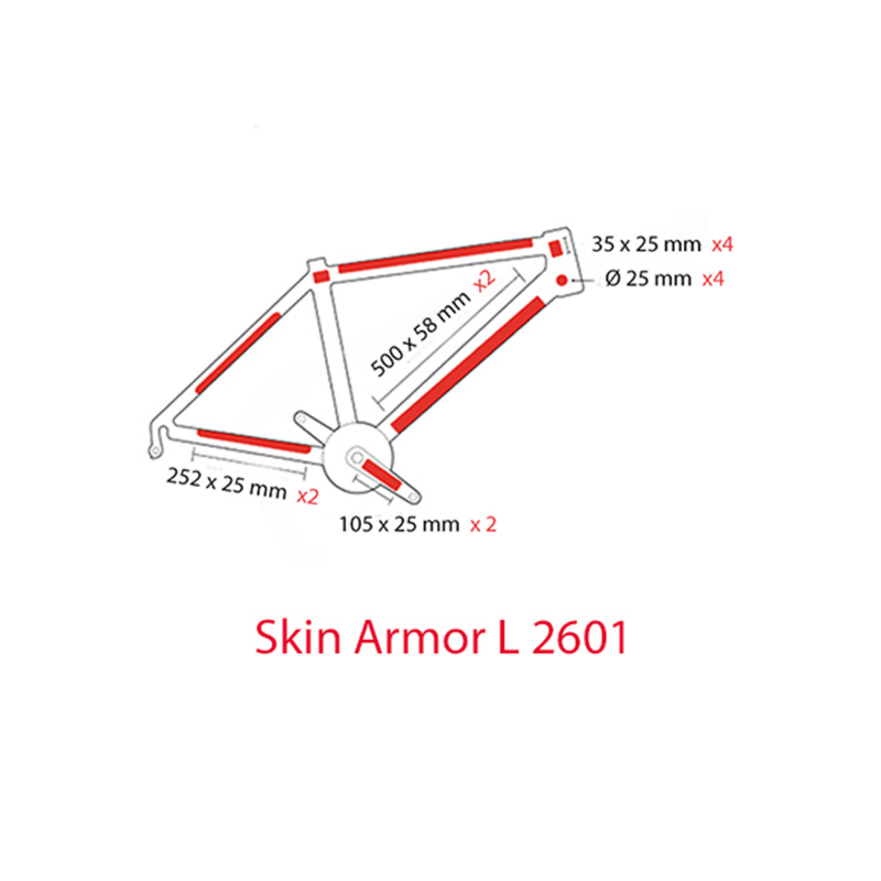 Protection cadre Zéfal Skin Armor Mat L invisible pour cadre mat - Planche de 14 pièces - vue 2
