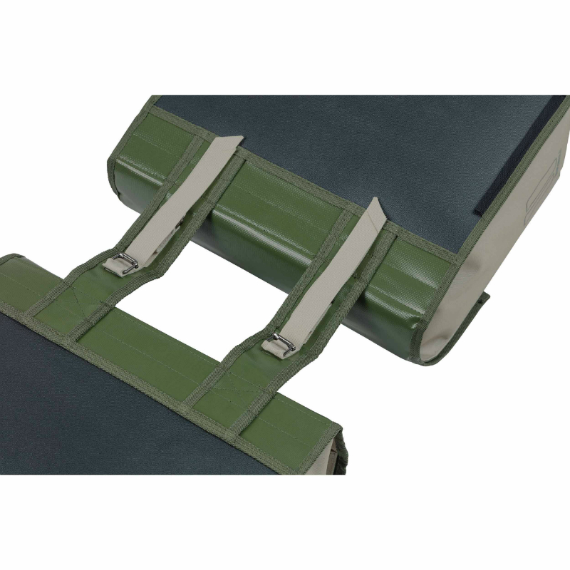 Sacoche arriere velo double Basil urban load impermeable vert - sable 48-53L (41X18X46CM) waterproof - vue 4