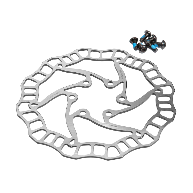 Disque de frein VTT 6 trous Fibrax Light 180 mm compatible Shimano - vue 2