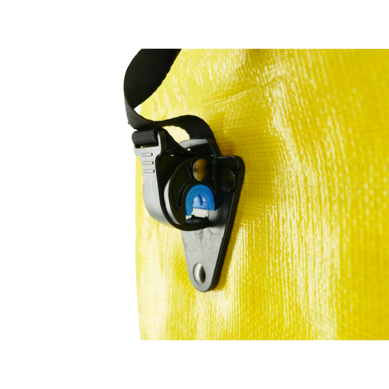 Sacoche arrière vélo latérale jaune Sélection P2R - Matériau recyclé - 5 kg - vue 2