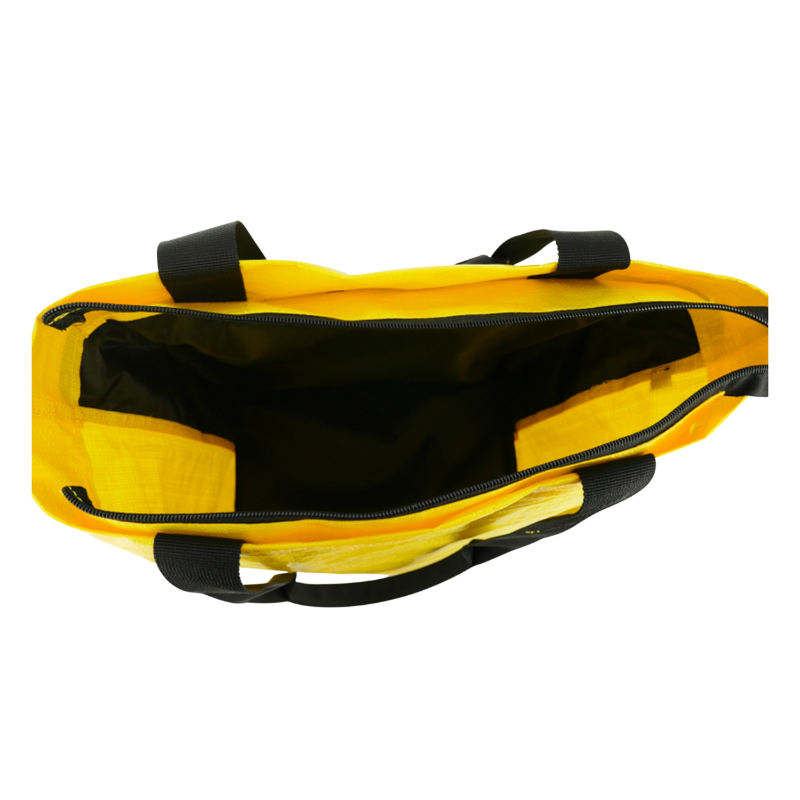 Sacoche arrière vélo latérale jaune Sélection P2R - Matériau recyclé - 5 kg - vue 4