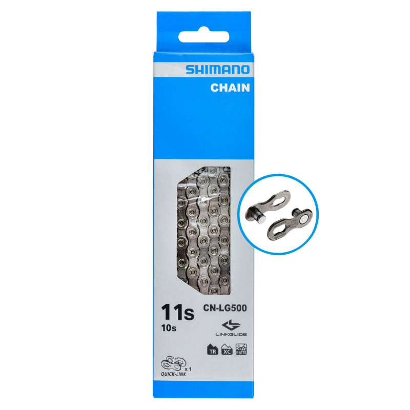 Chaîne vélo VAE 9/10/11V Shimano Linkglide LG500 116 maillons renforcée - vue 2
