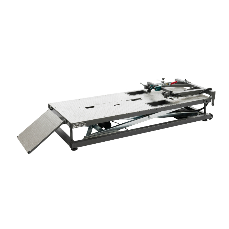 Table pont élévateur pied réparation vélo Officine Parolin Agilis Power électrique avec batterie - vue 2