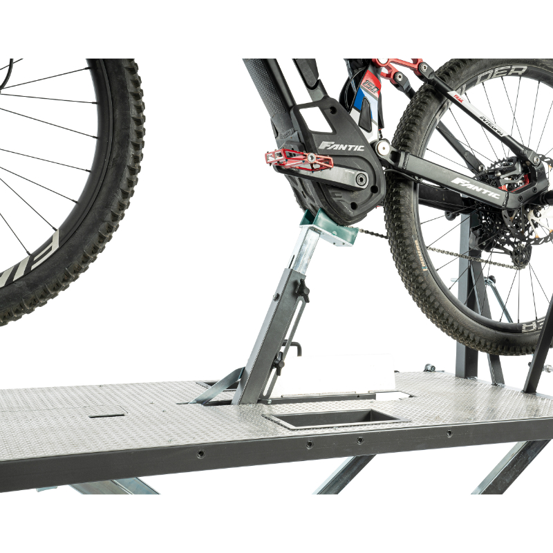 Table pont élévateur pied réparation vélo Officine Parolin Agilis Power électrique avec batterie - vue 7