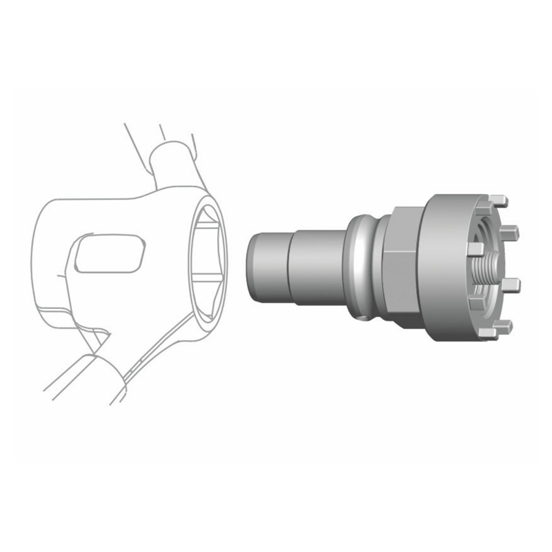 Outil professionnel démonte écrou Cyclus pour VAE Bosch BDU3XX Active - Performance - vue 2