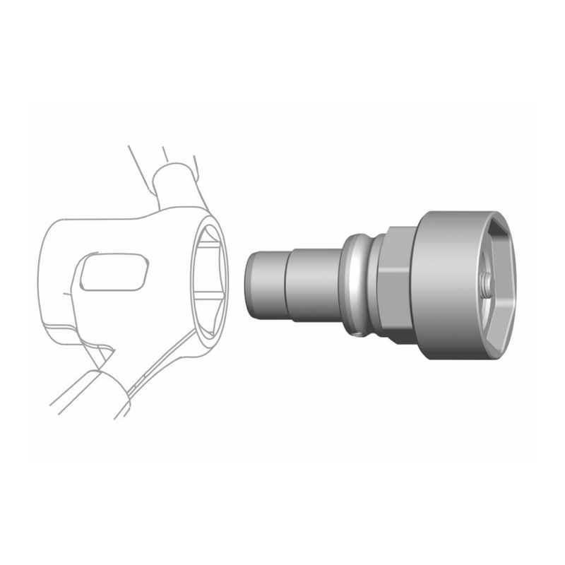 Outil pro démonte écrou Cyclus pour VAE Yamaha compatible outil Snap.in 179967 ou clé 32 mm - vue 2