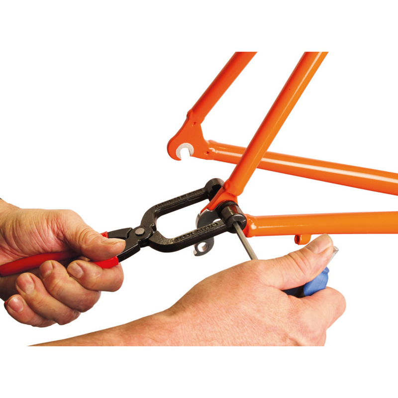 Outil professionnel démonte-cheminée Cyclus Intravis - Compatible plateaux Shimano/Campagnolo/Miche/Truvativ - vue 5