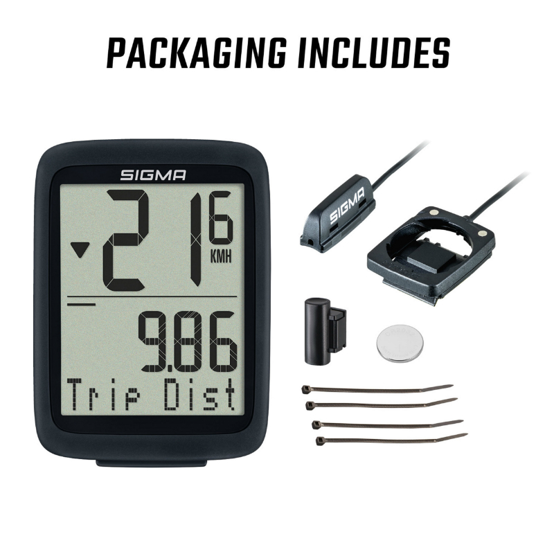 Compteur Sigma BC 8.0 WR filaire noir 8 fonctions - vue 4