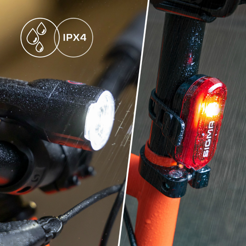 Éclairage vélo à pile Sigma Aura 30 Lux-Curve - vue 4