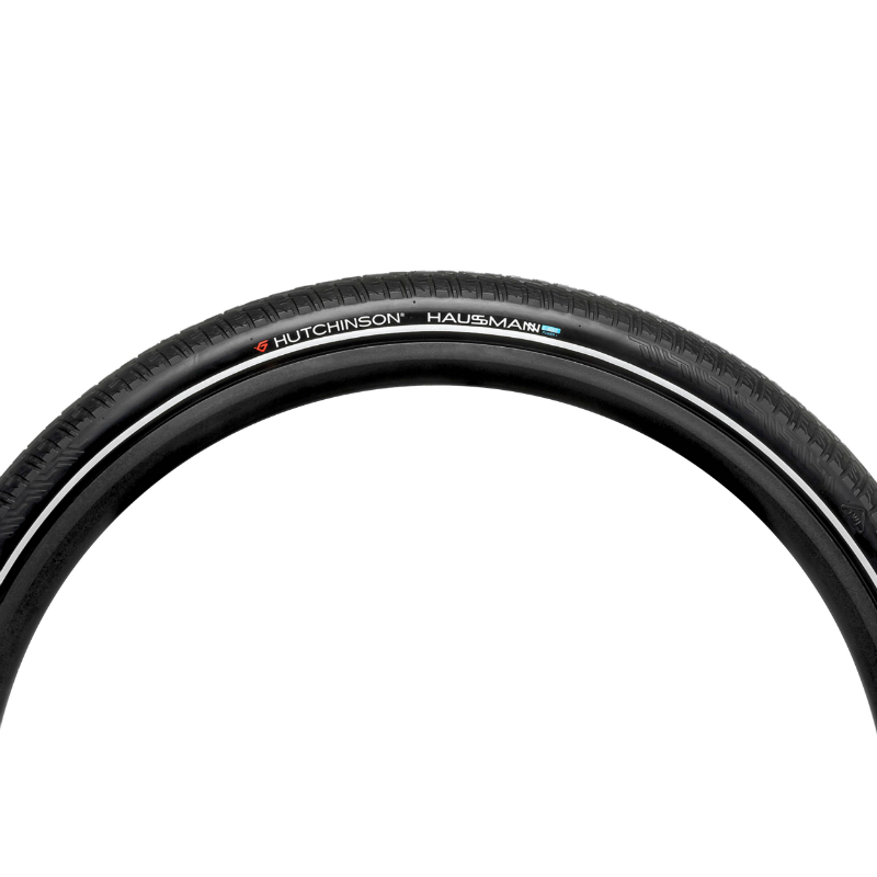 Pneu VTC VAE urbain 700 x 40 Hutchinson Haussmann Infinity Protect noir TR renforcé 5 mm flanc réflex homologué E50 - vue 3