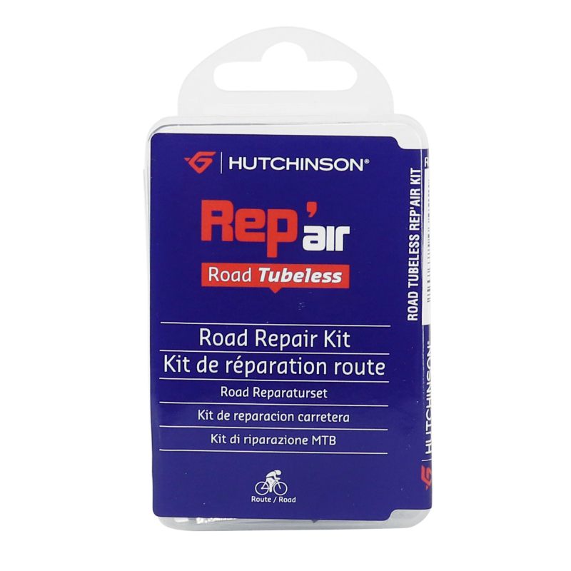 Kit de réparation pneu tubeless route Hutchinson par l'intérieur avec rustines - boîte (colle 3G + 4 patchs 17 mm) - vue 2