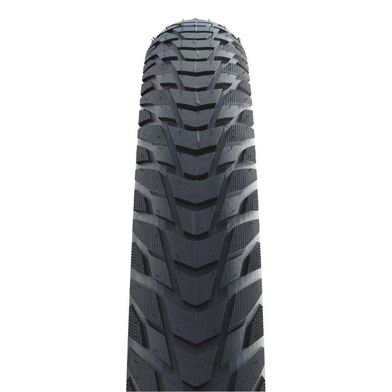 Pneu VTC Schwalbe Marathon E-Plus 700 x 38 TR noir renfort 5mm flanc réflex homologué VAE E50 - vue 3
