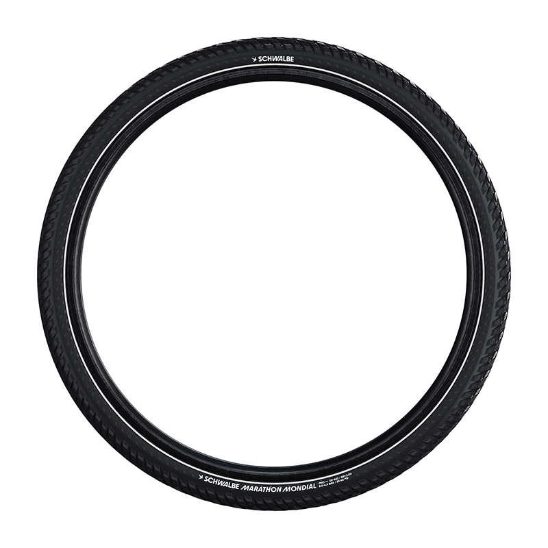 Pneu VTC Schwalbe Marathon Mondial TR 700 x 40 (28 x 1.60) renfort 5 mm flanc réflex noir - vue 3