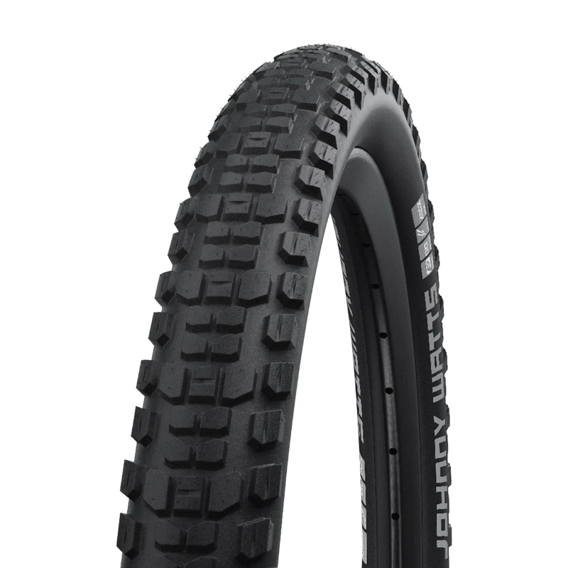 Pneu VTT Schwalbe Johnny Watts Addix Performance 27,5 x 2,60 TR Double Défense Flanc Réflex VAE (60-584)