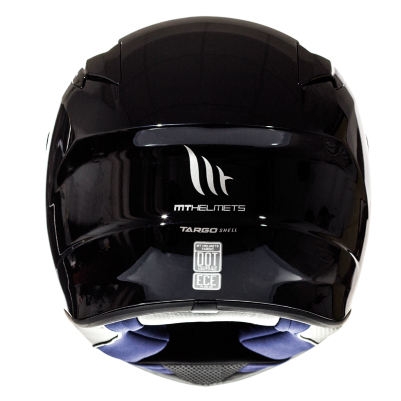 Casque intégral MT Helmets Targo uni noir brillant XL - vue 3