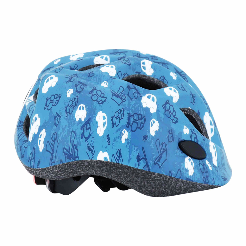 Casque vélo enfant Polisport Fun Trip bleu 48-52 cm avec molette et éclairage LED - vue 8