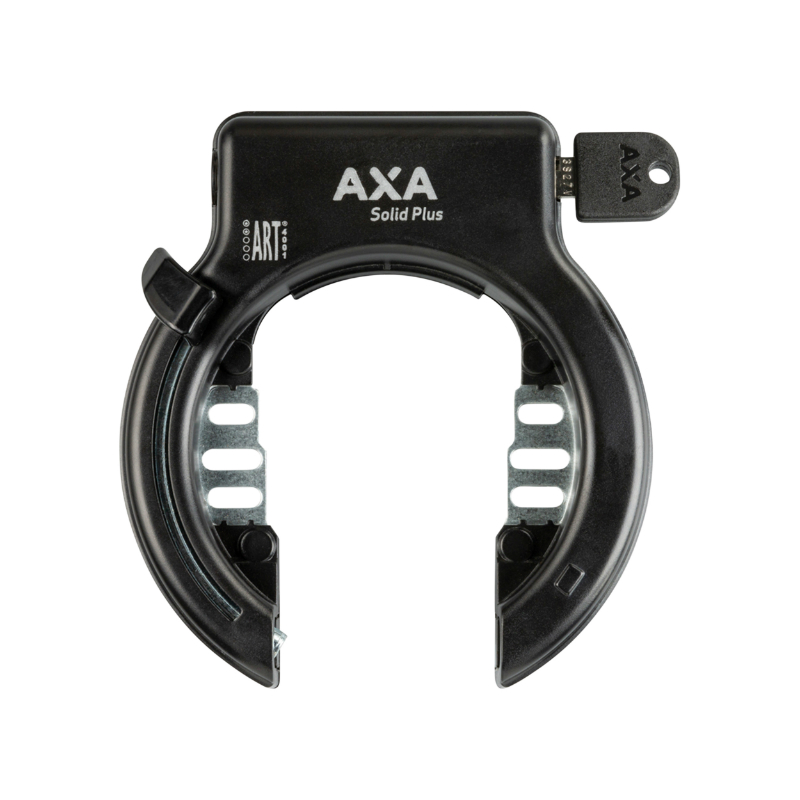 Antivol vélo fer à cheval AXA Solid noir avec câble Plug diamètre 10 mm 1,50 m sécurité niveau 11-15 - vue 3