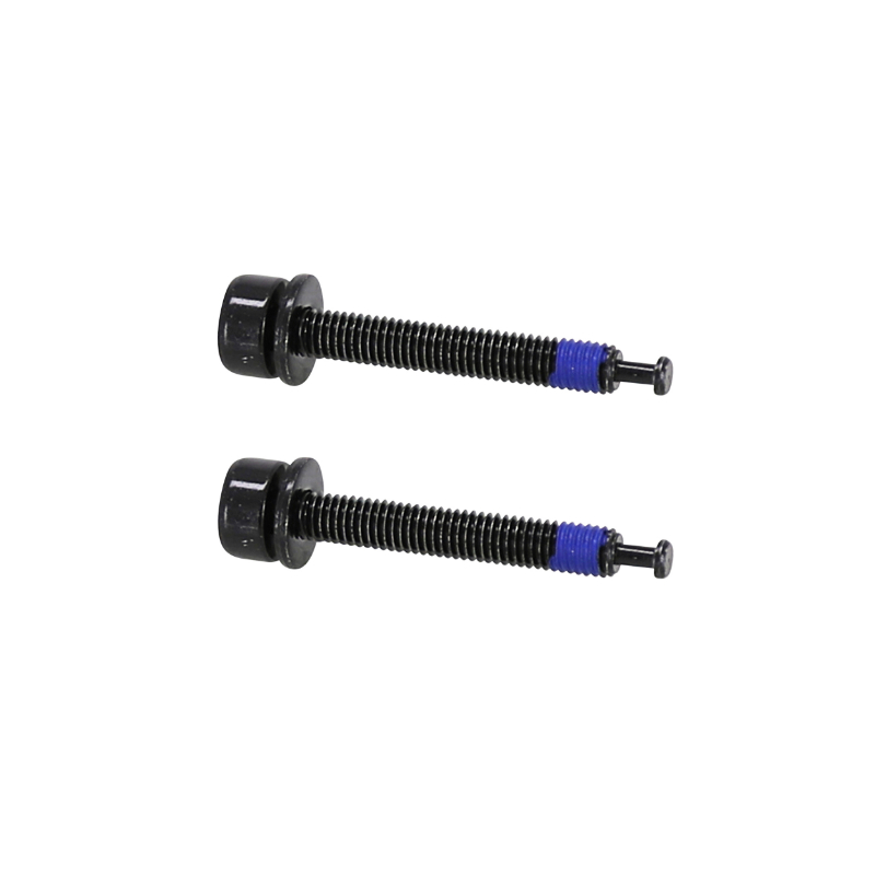 Vis pour frein à disque route Brakco Flatmount M5 x 38 mm avec pointeau type Shimano (paire) - vue 2