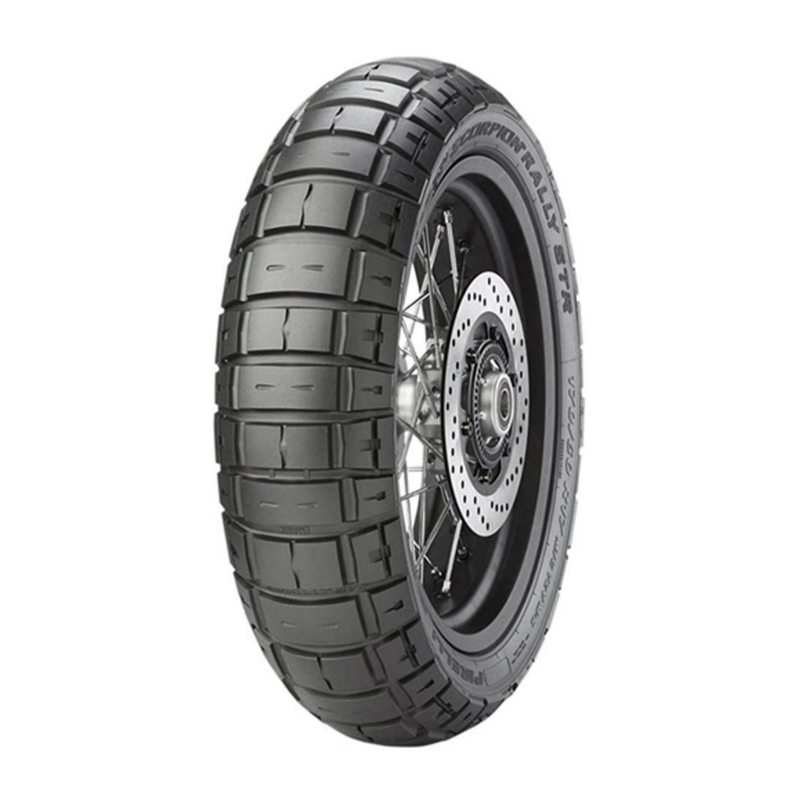 Pneu moto Pirelli Scorpion Rally STR 160/60-15 67H TL M+S arrière - vue 2