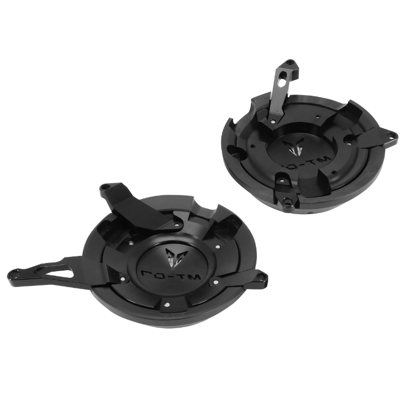 Protection couvre-carter AVOC Yamaha MT-07 700 2014-2020 aluminium anodisé noir (paire) - vue 2