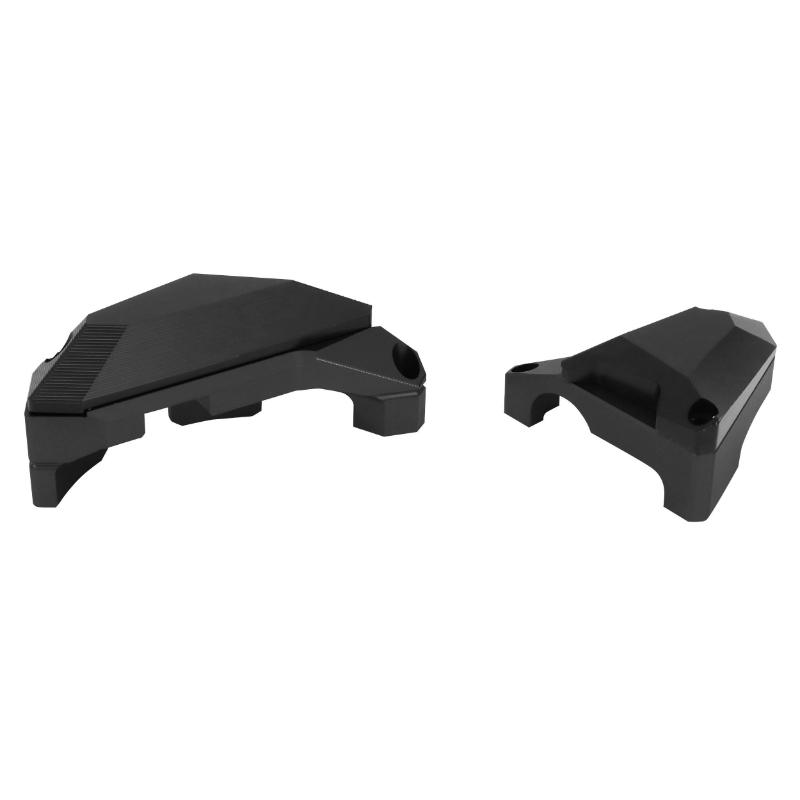 Protection couvre-carter partiel AVOC aluminium anodisé noir Yamaha MT-07 700 2014-2018 (paire) - vue 2