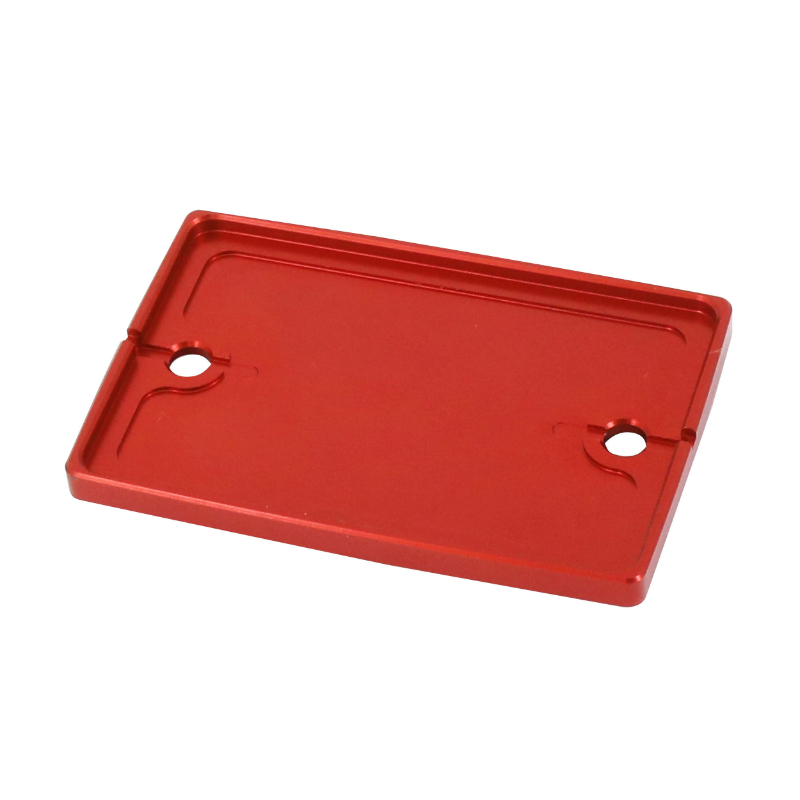 Couvercle de maître-cylindre de frein AVOC pour Yamaha MT-07 700 alu CNC anodisé rouge - vue 2