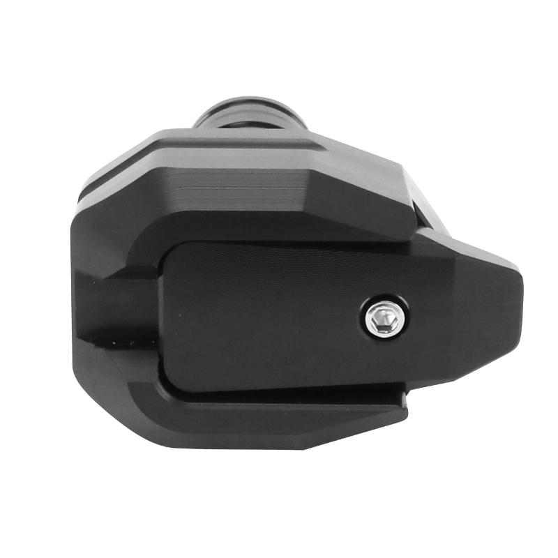 Tampon de protection moto aluminium CNC anodisé noir d.10 mm AVOC (paire) - vue 2