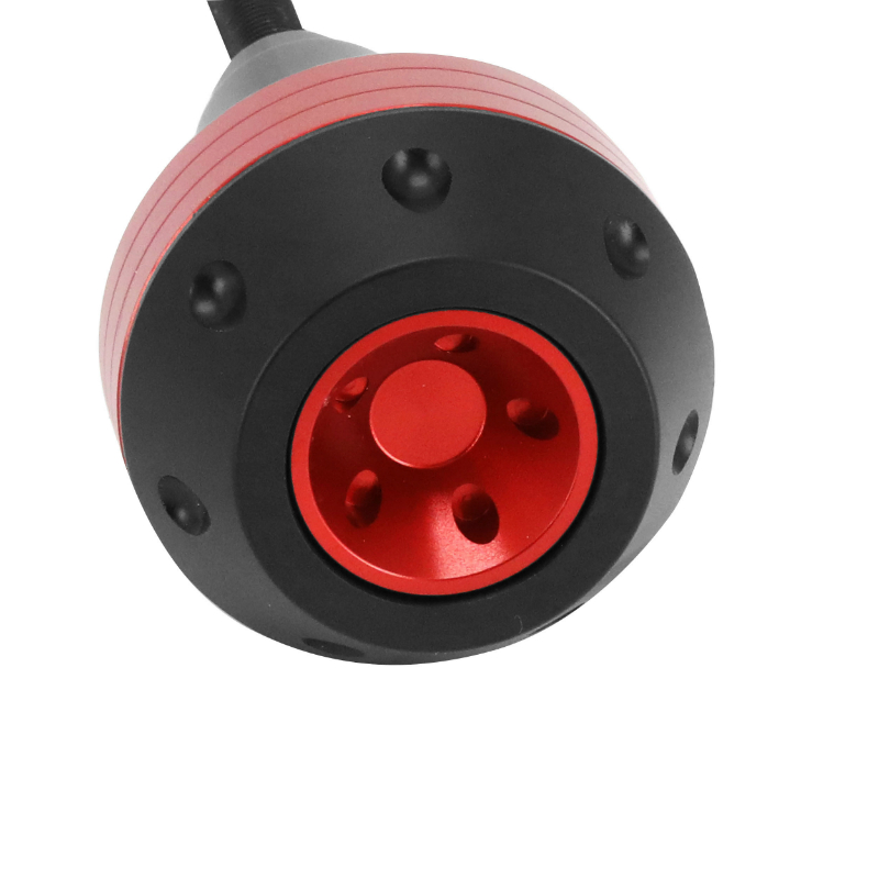 Tampon de protection moto alu CNC anodisé rouge-noir diam 10 mm AVOC (paire) - vue 2