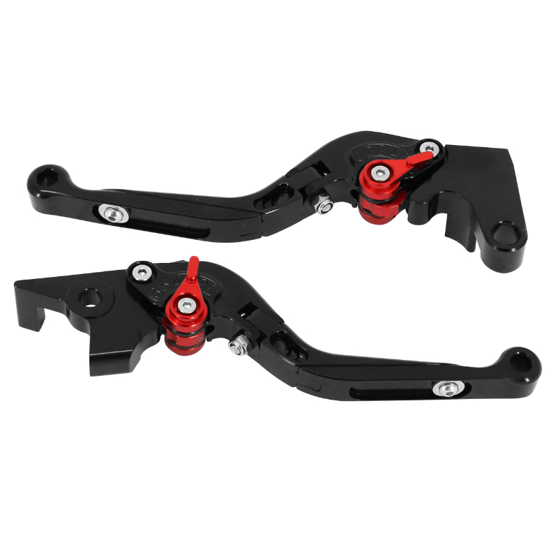 Levier de frein-embrayage réglable rétractable AVOC pour Yamaha MT-07 700 2014-2018 noir anodisé CNC (paire)