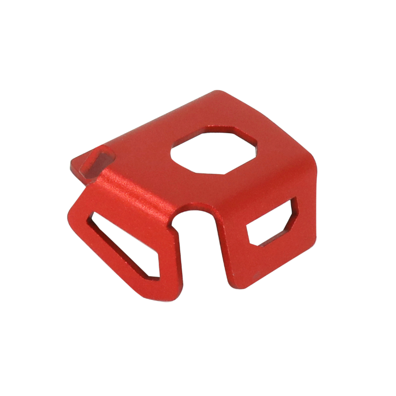 Couvercle de protection bocal de liquide de frein arrière AVOC pour Yamaha MT-07 700 aluminium rouge - vue 2