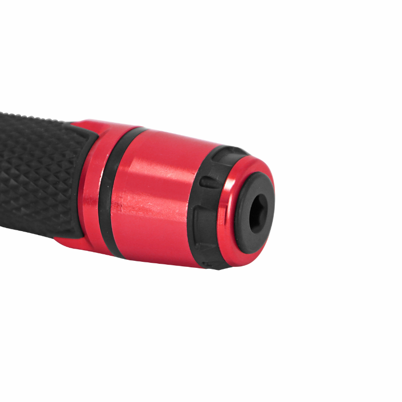 Revêtement de poignée AVOC Moto antidérapant rouge anodisé Yamaha MT-07 700 (paire) - vue 2
