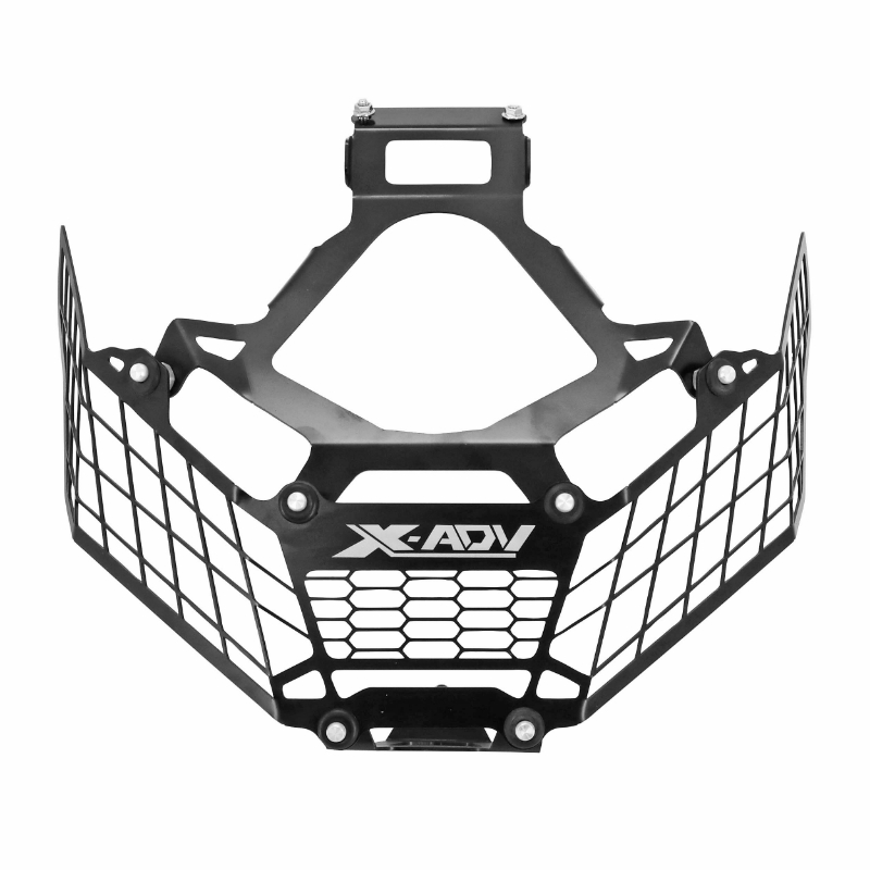Grille de protection phare avant Avoc aluminium noir Honda 750 X-ADV 2017-2019 - vue 2