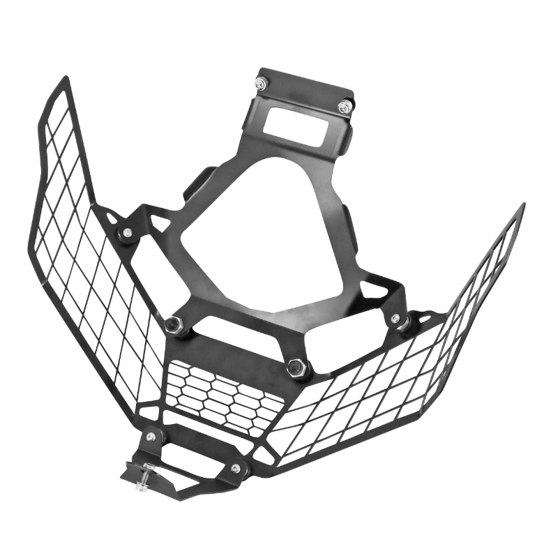Grille de protection phare avant Avoc aluminium noir Honda 750 X-ADV 2017-2019 - vue 3